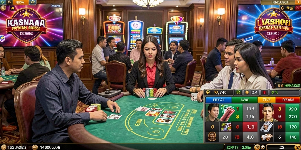 Tampilan awal game yang menarik dan interaktif.