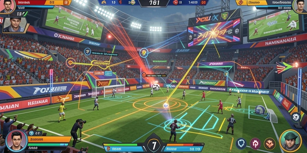 Screenshot menunjukkan tampilan antarmuka yang menarik dan user-friendly.